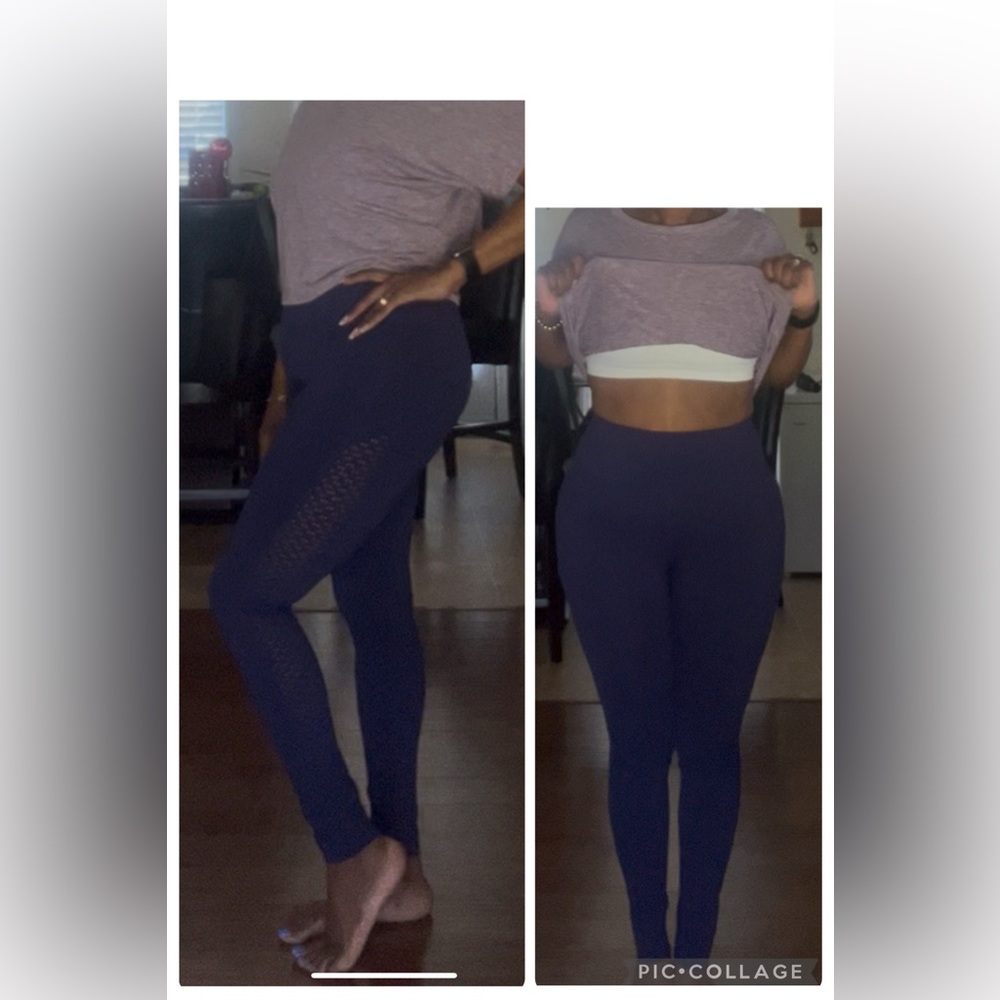 LIKE NEW MPG Women’s Leggings - Purple/Blue - Sz Medium